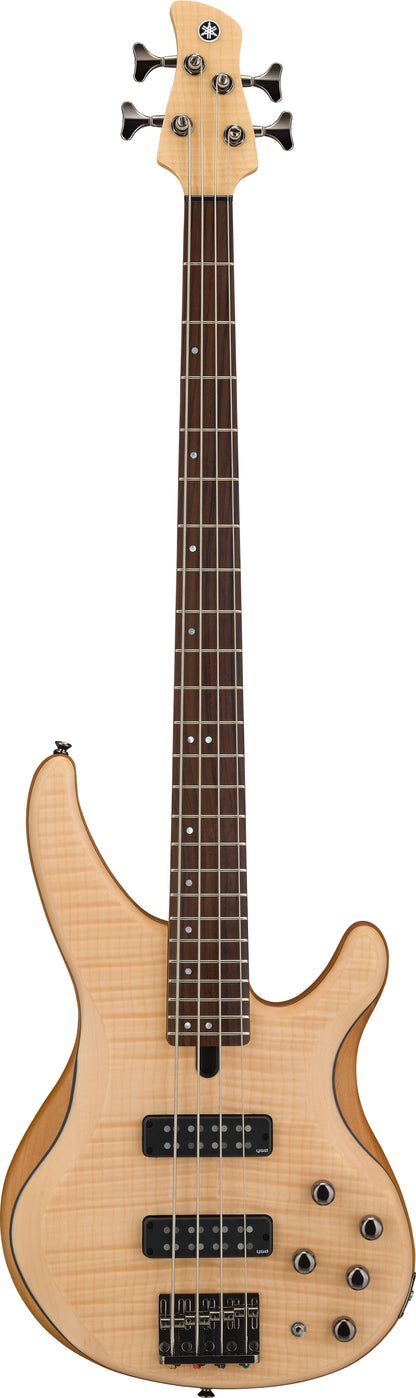 Yamaha TRBX604FM 4-String Bass - Flamed Maple Top - Natural Satin
