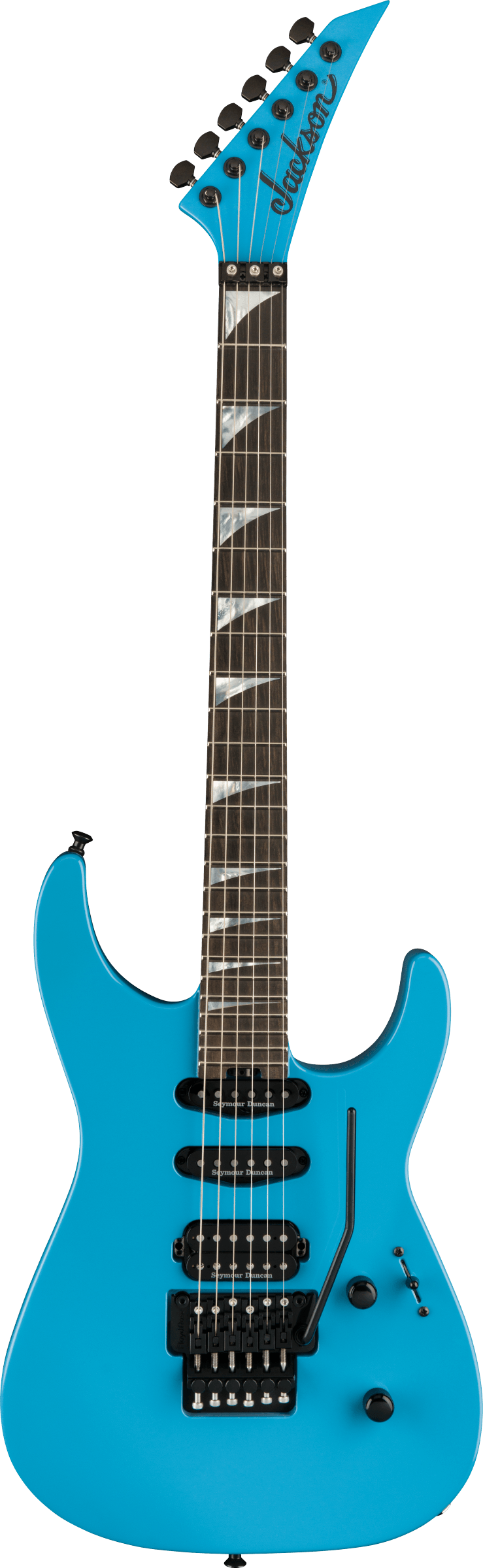 Jackson shop guitar blue