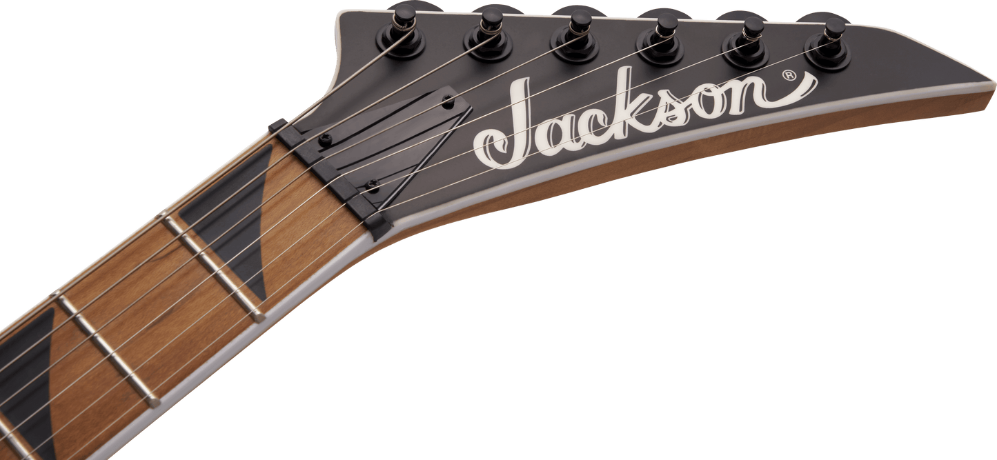 JACKSON JS24 DINKY ARCH TOP DK CARAMELIZED MAPLE NECK - BLACK STAIN