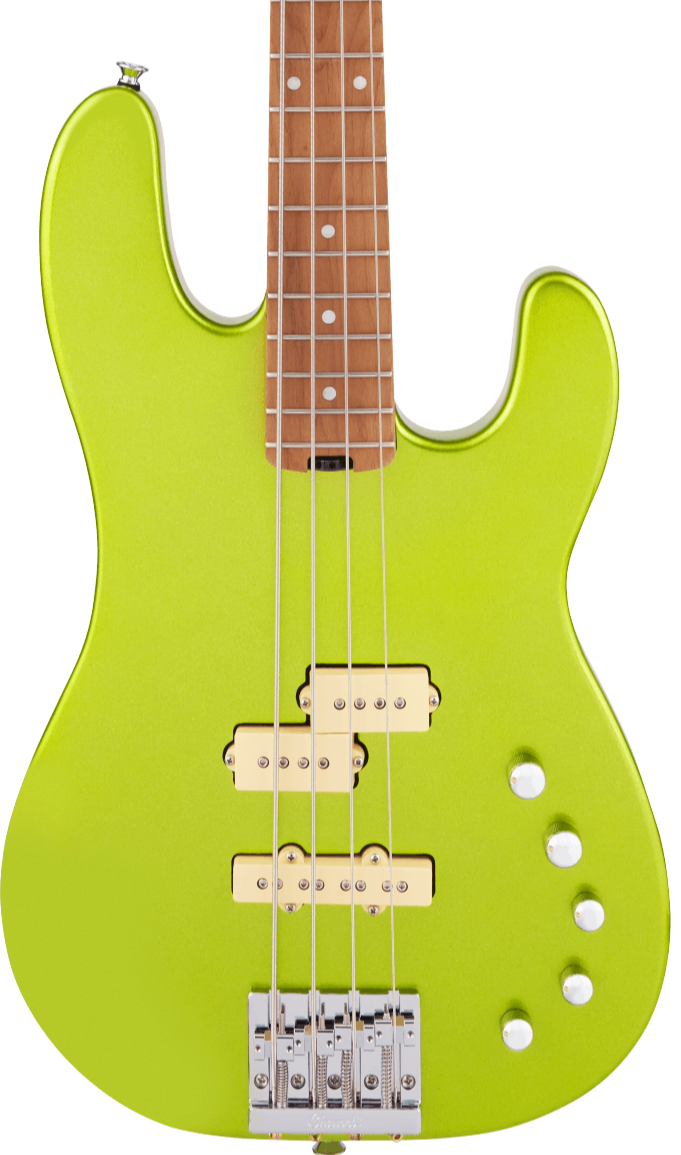 Charvel Pro-Mod San Dimas Bass PJ IV - Lime Green Metallic