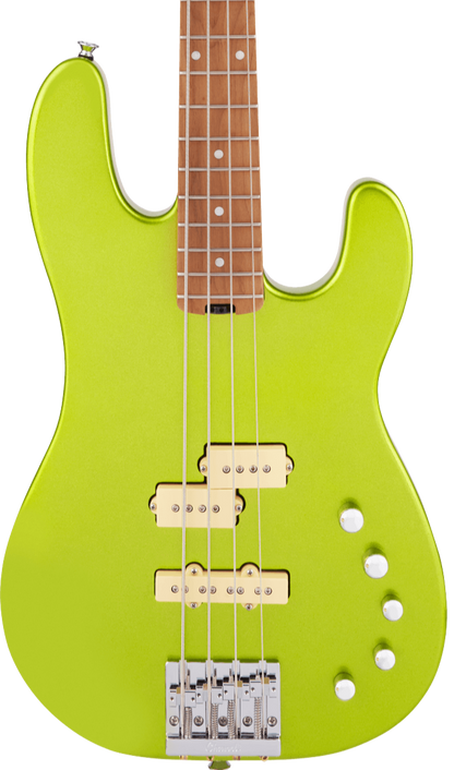 Charvel Pro-Mod San Dimas Bass PJ IV - Lime Green Metallic