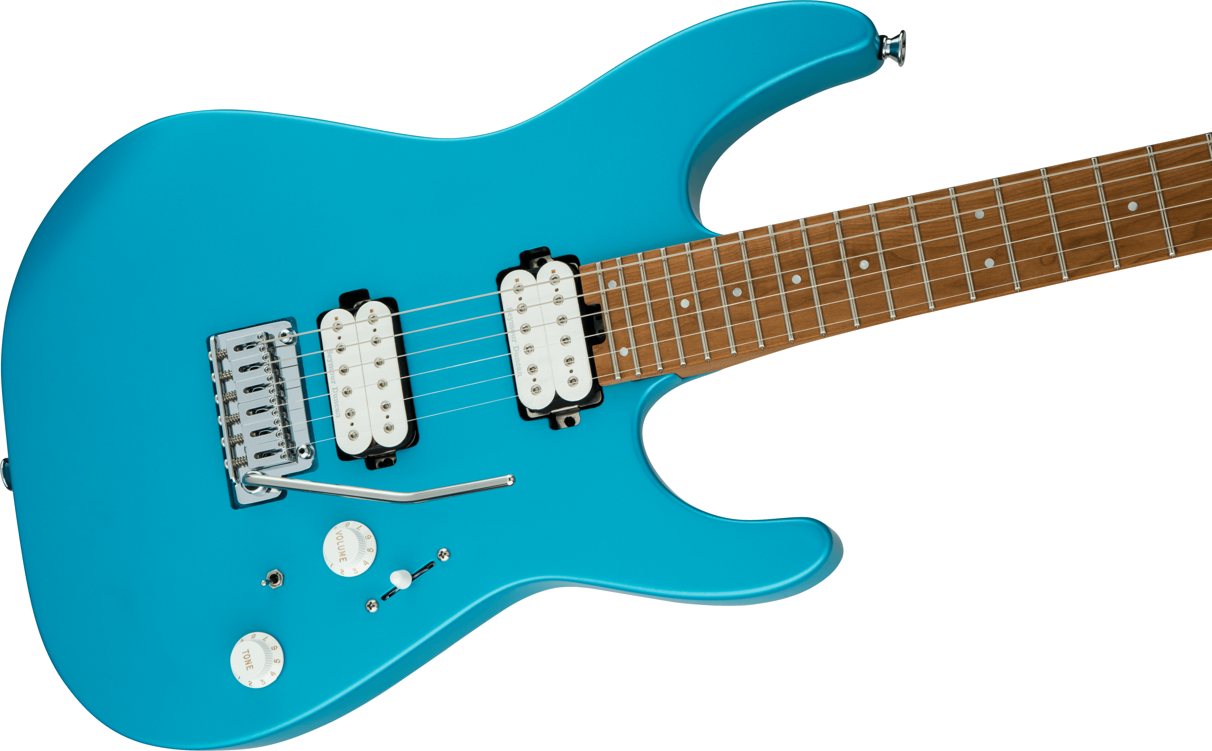–　Charvel　Online　Pro-Mod　Frost　DK24　Blue　HH　2PT　CM　Matte　Guitar　Brothers