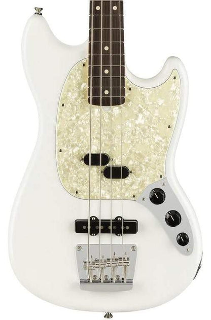 Fender American Performer Mustang Bass - Rw Arctic White