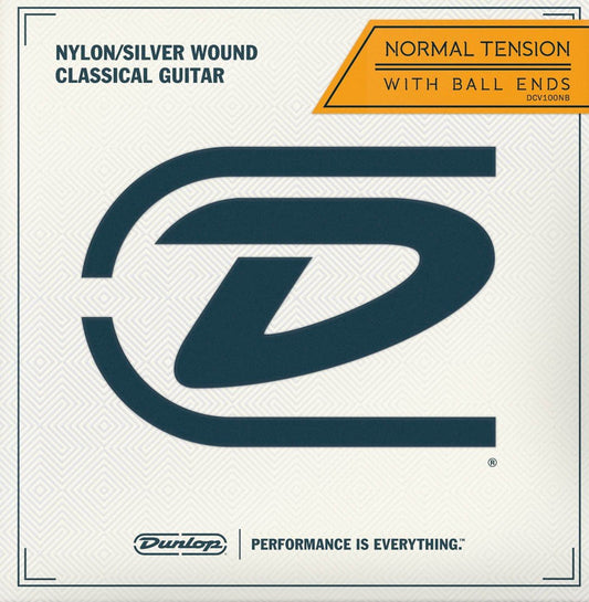 Dunlop Performance Nylon Ball End Classical Strings Normal Tension