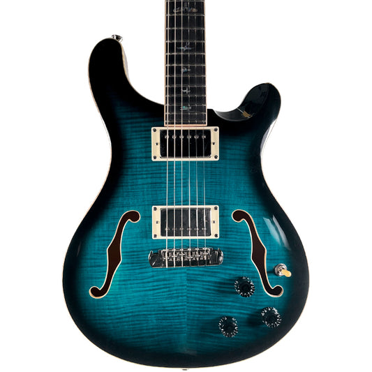 PRS SE HOLLOWBODY II PIEZO - PEACOCK BLUE BURST