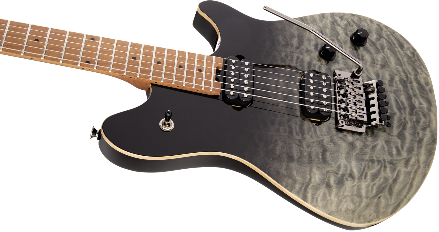 EVH Wolfgang WG Standard Quilted Maple Baked Maple Fretboard - Black Fade