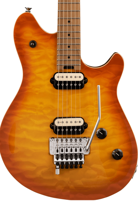 EVH Wolfgang Special QM - Baked Maple Fretboard - Solar