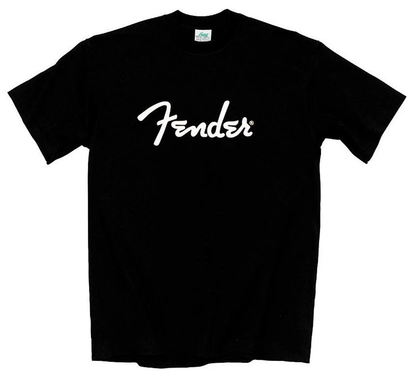 Fender Spaghetti Logo T-shirt Black - S/M/L/XL/XXL
