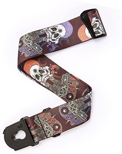 D'ADDARIO ALCHEMY - GODS OF WAR - LOCKING GUITAR STRAP