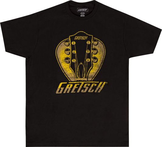 Gretsch Headstock Pick T-Shirt - Black