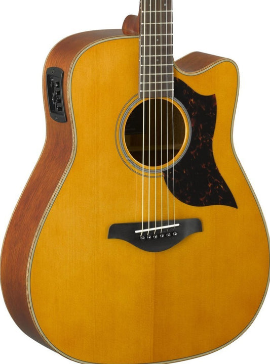 Yamaha A1M Dreadnought Acoustic - Vintage Natural