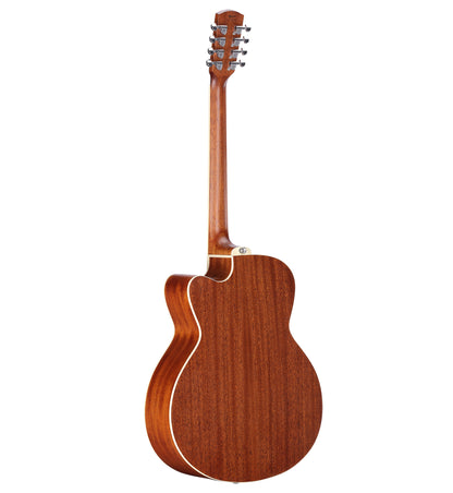 Alvarez ABT60CE Baritone 8-String Acoustic - Shadowburst w/ Cutaway & Pickup