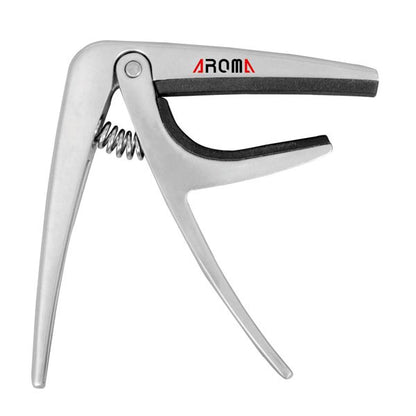 Aroma Acoustic & Electric Trigger Capo Silver