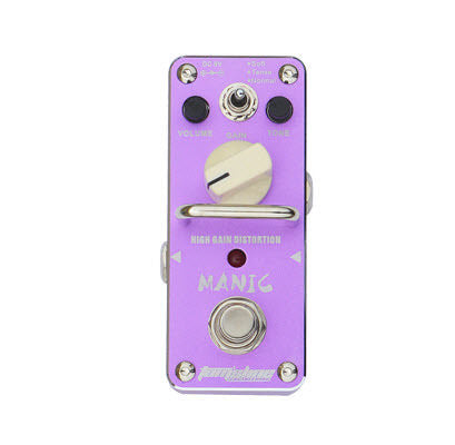 tomsline pedals AMC-3 Manic Distortion Pedal Lenses:Blue Flash + Orange Cat 1 2. Wahl *** Cube Extend Eligible High Gain