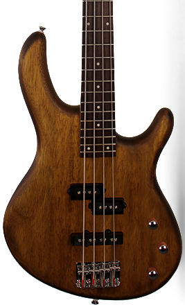 Cort Action PJ Bass - Open Pore Walnut