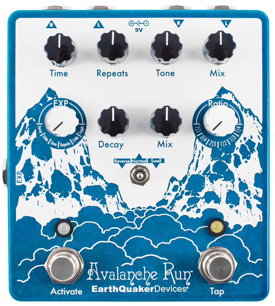 Earthquaker Devices Avalanche Run Stereo Reverb & Delay pedal