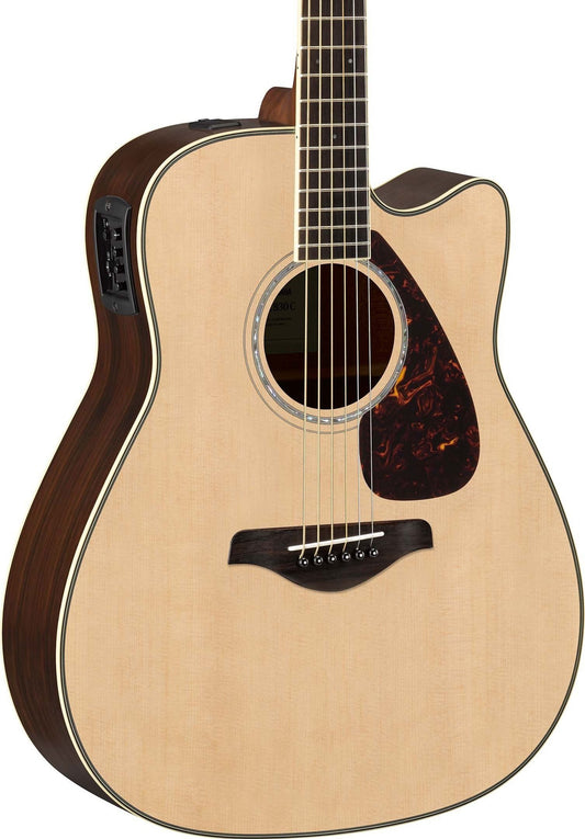 Yamaha FGX830C Cutaway Acoustic With Pickup - Natural