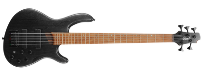 Cort B5 Plus 5-String Bass - Trans Black Open Pore