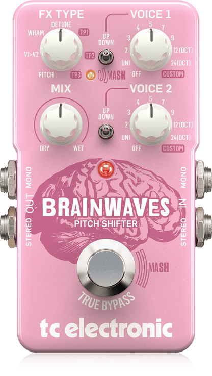 TC Electronic Brainwaves Pitch Shifter Pedal | Guitar Bros TC Electronic Brainwaves Pitch Shifter Pedal | Guitar Bros