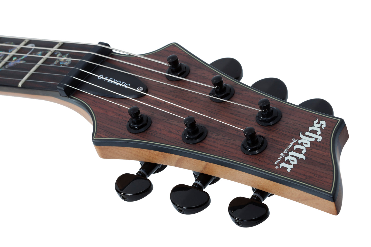 SCHECTER C-1 EXOTIC TREM EBONY