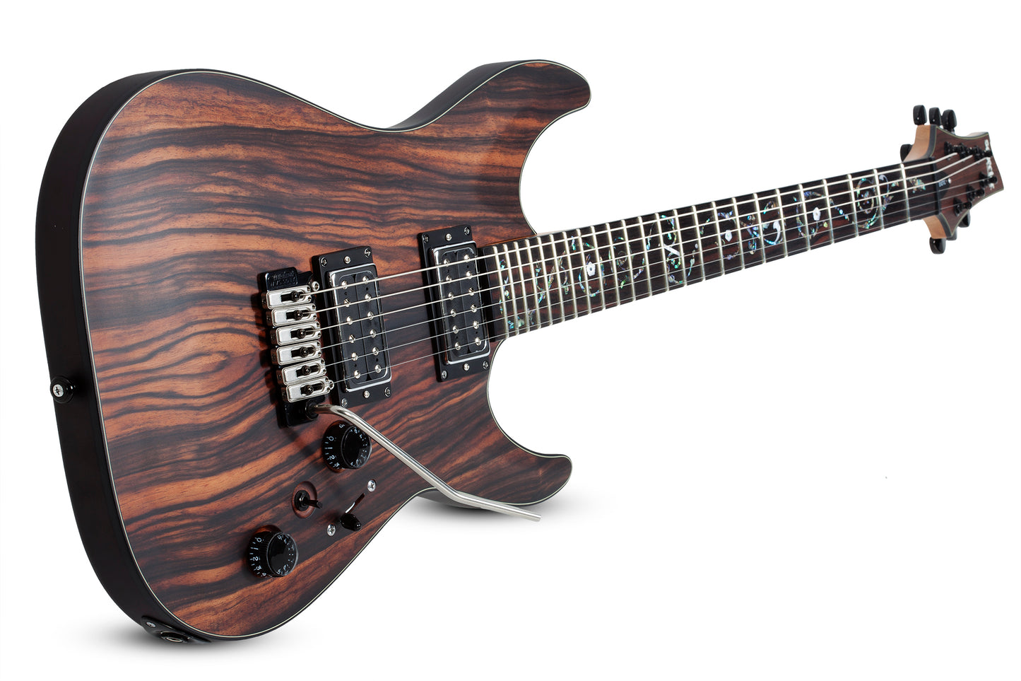 SCHECTER C-1 EXOTIC TREM EBONY