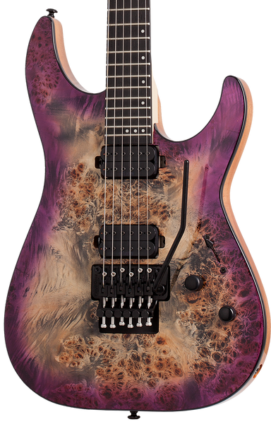 Schecter C-6 Floyd Rose Pro Electric Guitar - Aurora Burst