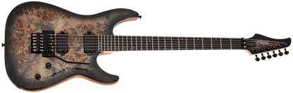 Schecter C-6 Pro FR Electric Guitar Charcoal Burst