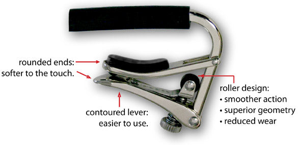 Shubb Standard Nylon/Classical Guitar Capo - C2 Nickel