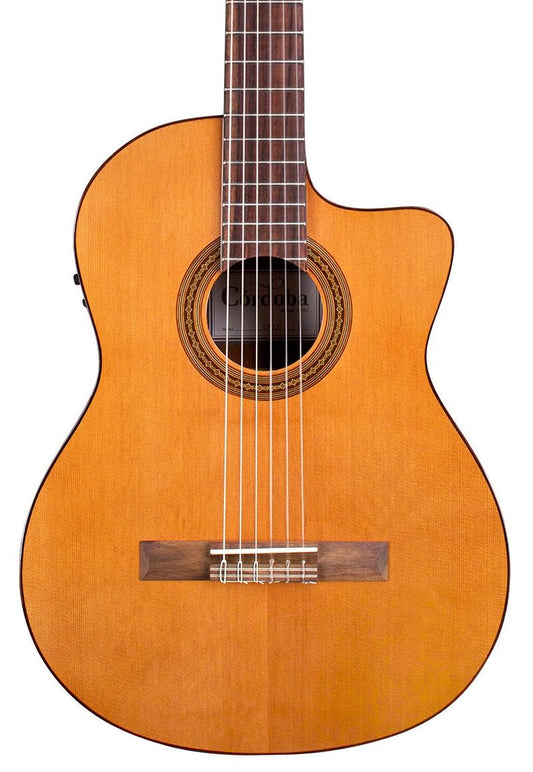 Cordoba C5-CET - Solid Cedar Top Thinline Classical w/ Pickup