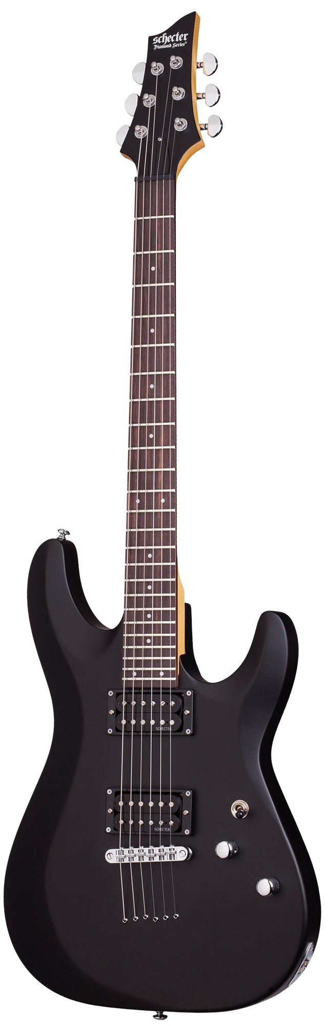 Schecter C-6 Deluxe Satin Black - Electric | Guitar Bros Schecter C-6 Deluxe Satin Black - Electric | Guitar Bros
