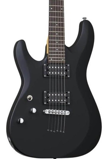 Schecter C-6 Deluxe - Satin Black - Left-handed