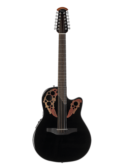 OVATION CELEBRITY ELITE 12-STRING MID DEPTH -  BLACK