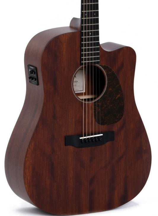 SIGMA DMC-15E+ ALL MAHOGANY DREADNOUGHT W/ CUTAWAY AND PICKUP