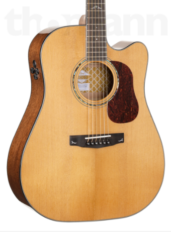 Cort Gold DC-6 Acoustic with Soft Case - Natural