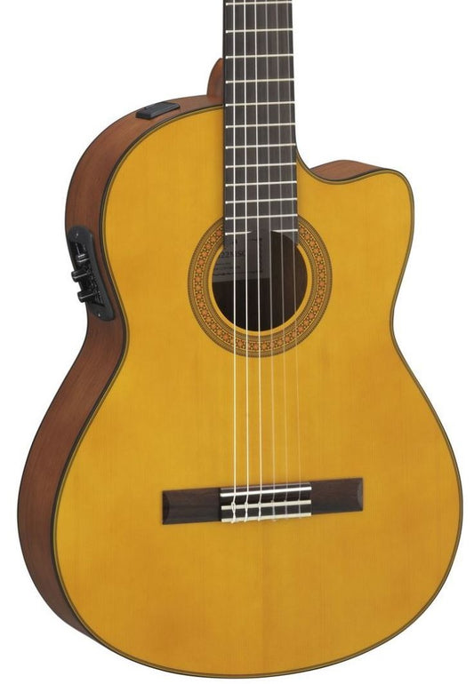 Yamaha CGX122MSC Nylon Classical Cutaway Electric