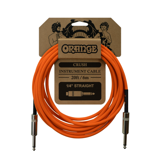 Orange Crush 20ft Instrument Cable