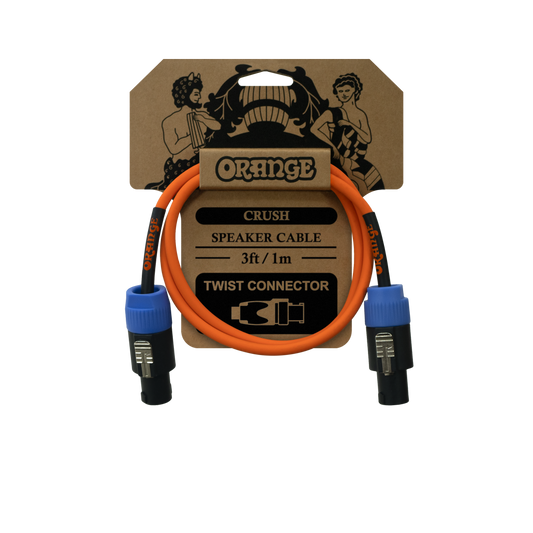 Orange Crush 3ft Speaker Cable - Speakon