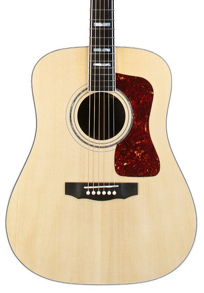 GUILD USA D-55E SOLID DREADNOUGHT ACOUSTIC WITH HARD CASE