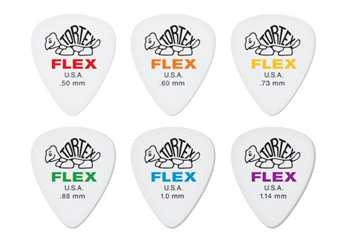Dunlop Tortex Flex Standard Guitar Picks - 12 Packs