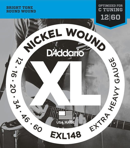 D'Addario Electric XL Nickel Wound EXL148 - 12-60 Extra Heavy