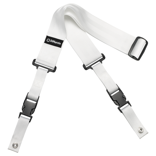 DiMarzio Cliplock Strap - White