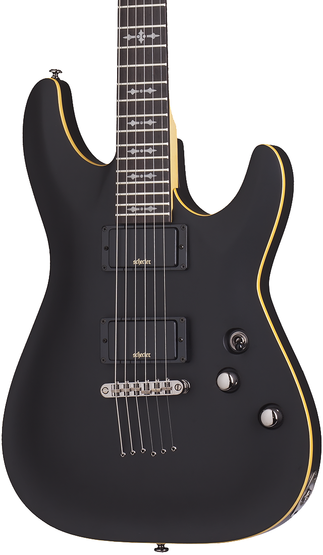 Schecter Demon-6 Electric Guitar Aged Satin Black