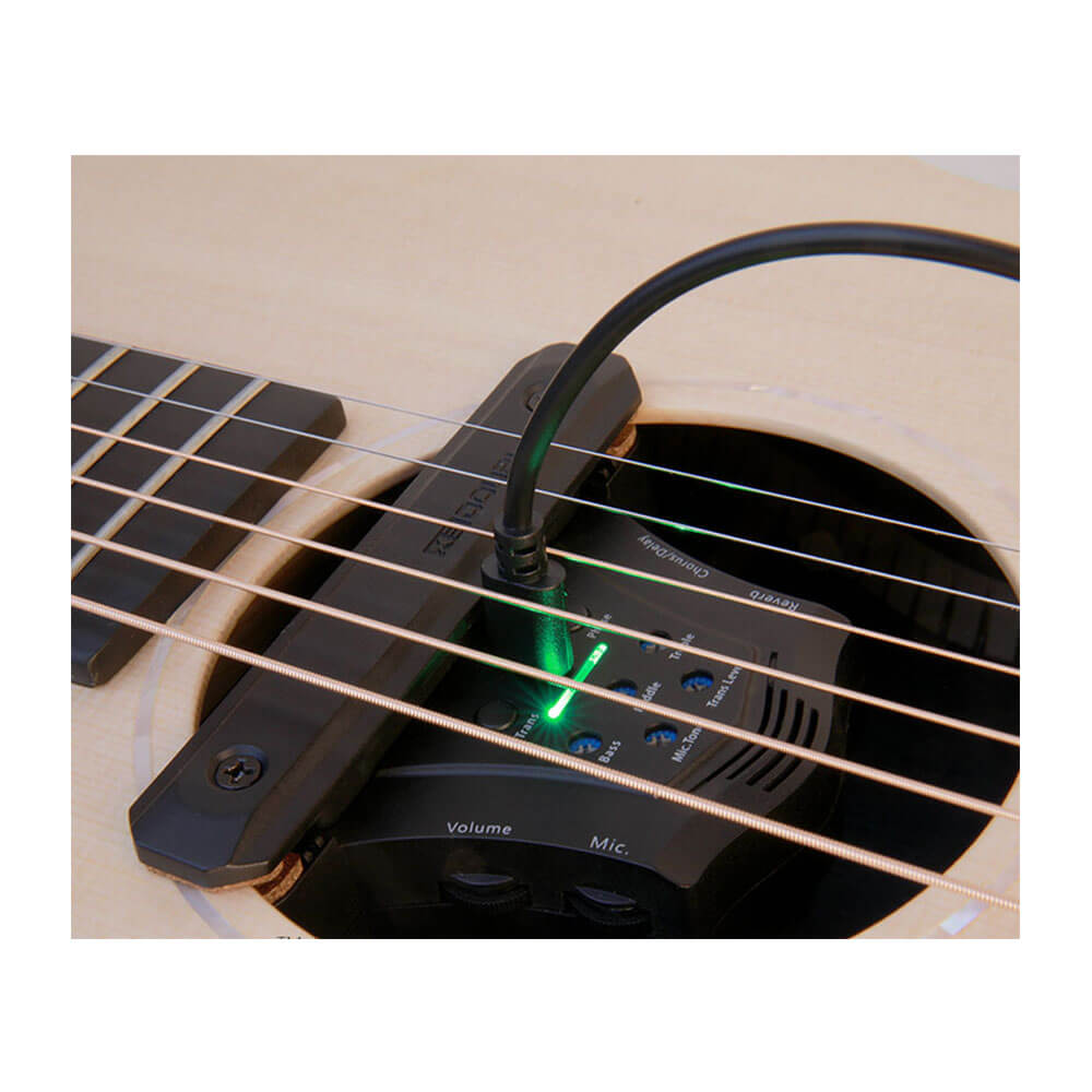 Double Go Guitar Soundhole Pickup w/ Built-in Effects