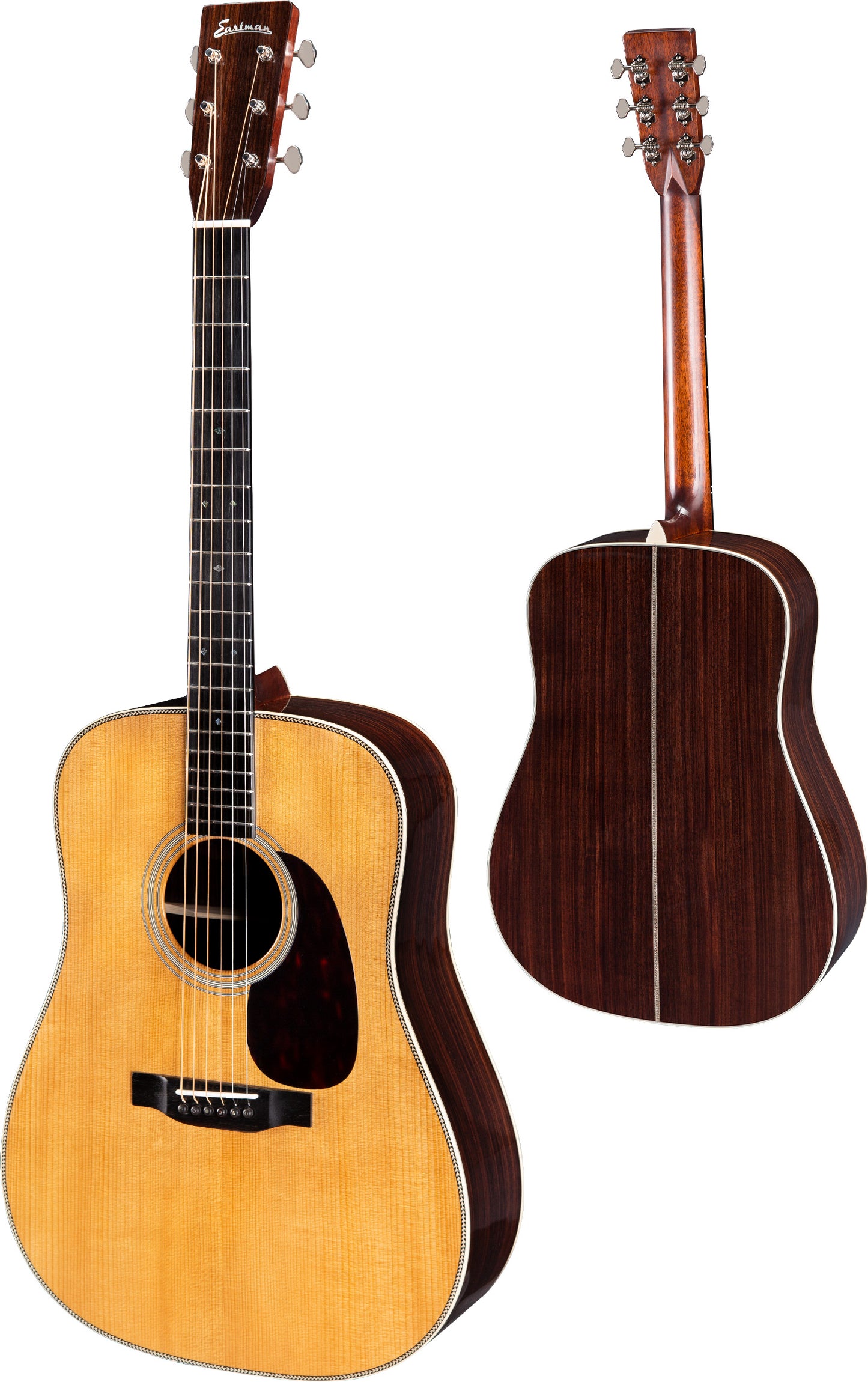 Eastman E20D-TC All Solid Dreadnought Acoustic Guitar - Thermo Cured Top