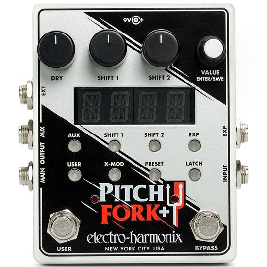 Electro-Harmonix Pitch Fork Plus - Polyphonic Pitch Shifter Pedal