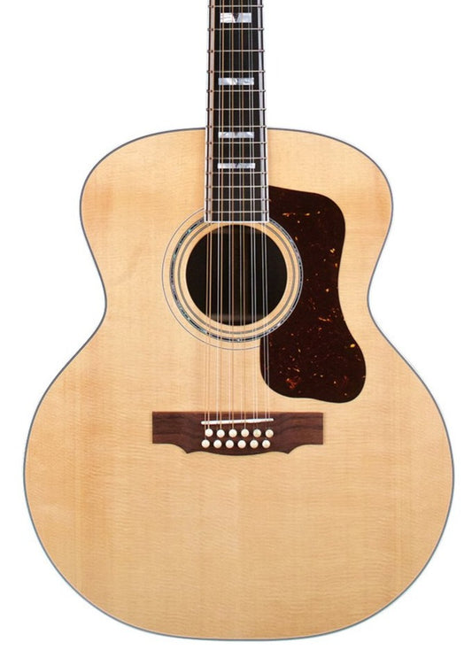GUILD USA F-512 SOLID JUMBO 12-STRING ACOUSTIC WITH HARD CASE