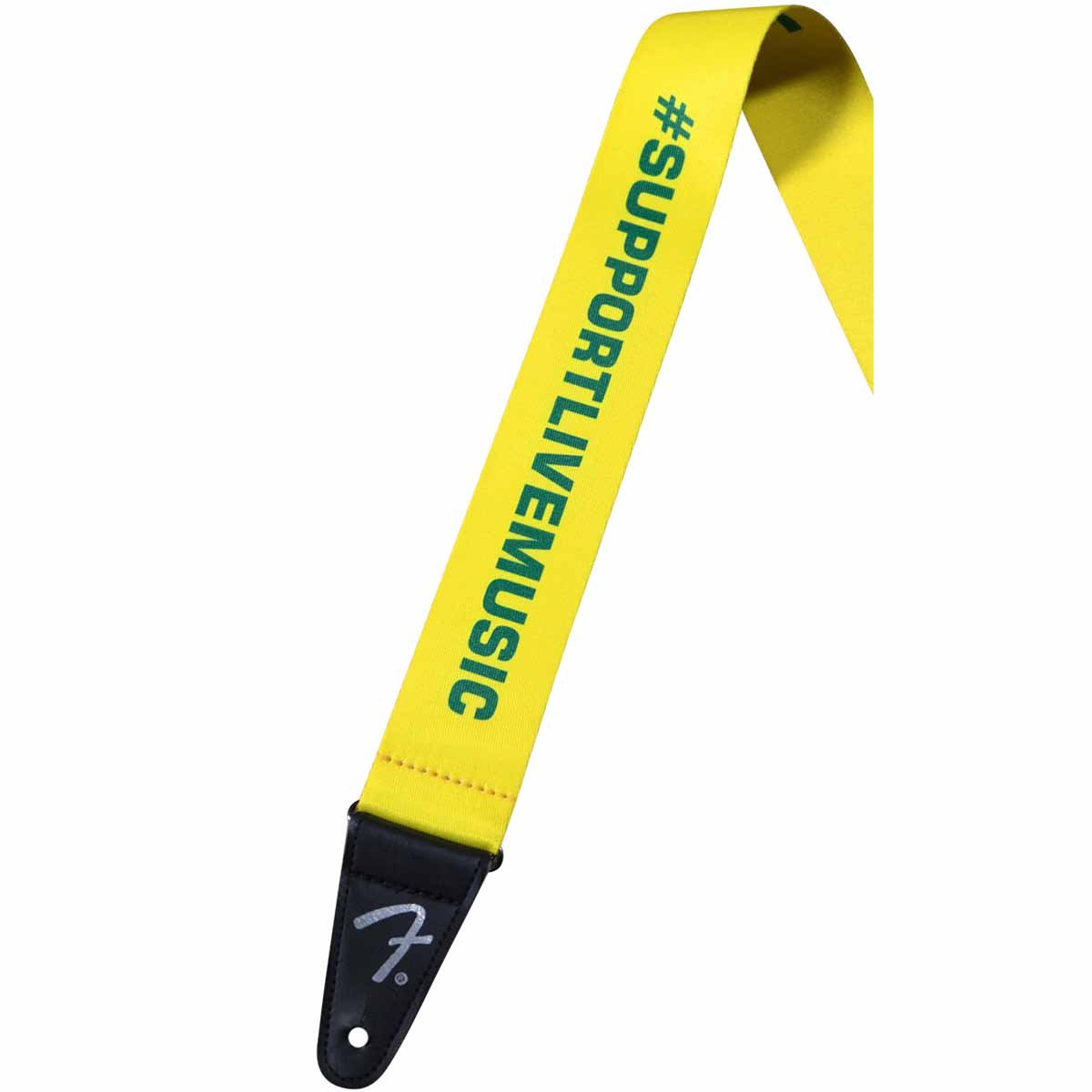 Fender FSR Support Act Charity Guitar Strap - Yellow/green