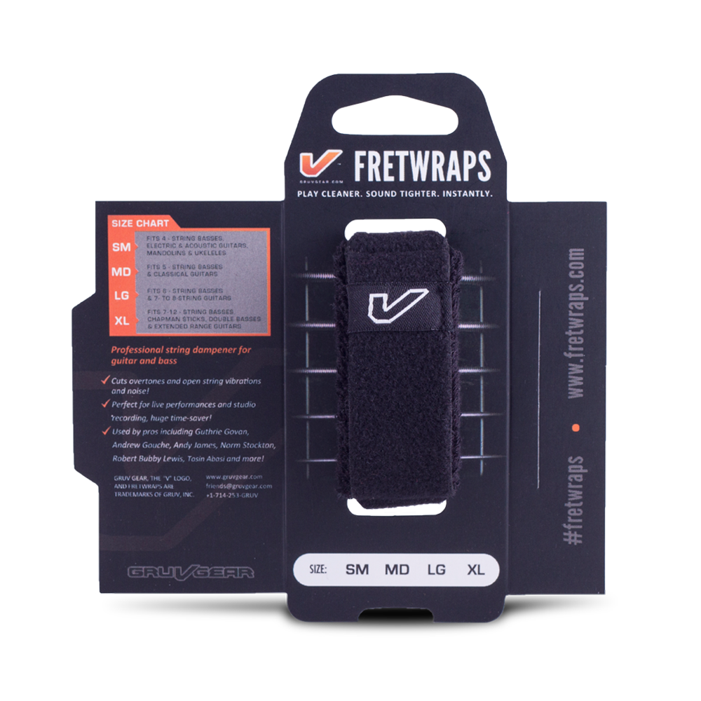 Gruv Gear Fretwraps String Muter - Medium Black