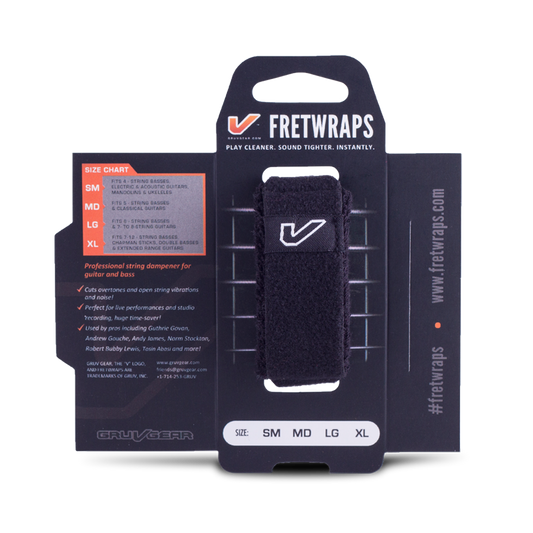 Gruv Gear Fretwraps String Muter - Medium Black
