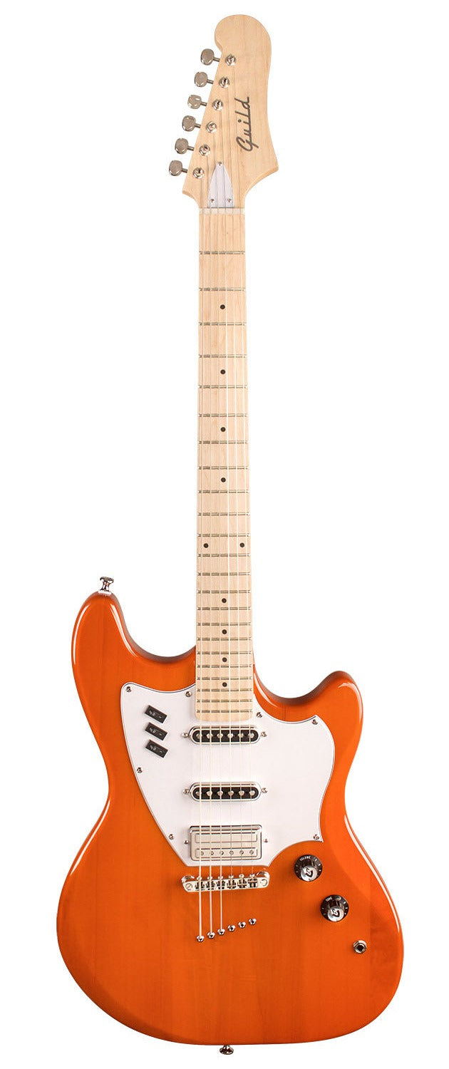 Guild Surfliner Offset Solid Body Electric - Sunset Orange